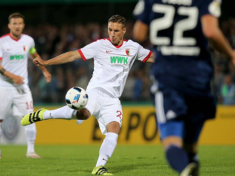 Steht vor seinem ersten Einsatz in der U 21: Dominik Kohr vom FC Augsburg.