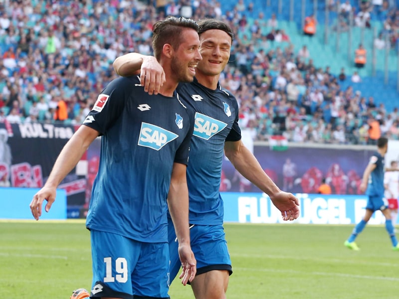 Furioses Saison-Finale mit Hoffenheim: Mark Uth (l.) und Nico Schulz.