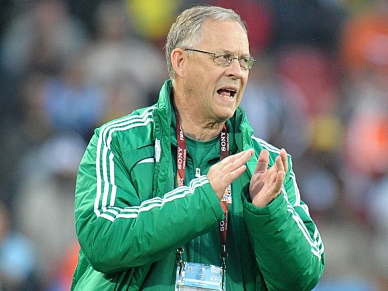 Wird er &#214;sterreich zur WM 2014 f&#252;hren? Der ehemalige schwedische  Nationaltrainer Lars Lagerb&#228;ck (hier noch als Coach der Nigerianer bei der WM 2010).