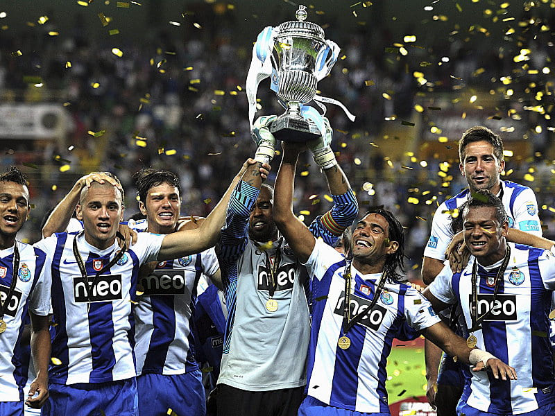 Kommt aus dem Jubeln kaum noch heraus: Der FC Porto gewann auch den Super-Cup-Sieger.