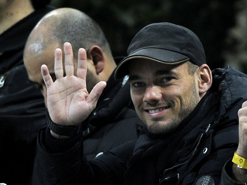 Ciao Inter! Wesley Sneijder tr&#228;gt k&#252;nftig das Trikot von Galatasaray. 