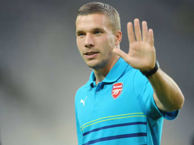 Bye Bye London - Lukas Podolski verl&#228;sst den FC Arsenal und geht zu Galatasaray. 