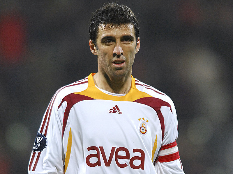 Kapit&#228;n Galatasarays und Rekordtorsch&#252;tze der T&#252;rkei: Hakan S&#252;k&#252;r im Jahr 2008, kurz vor dem Ende seiner aktiven Karriere.