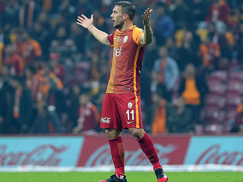 Zur&#252;ck im Dress von Galatasaray: Lukas Podolski.