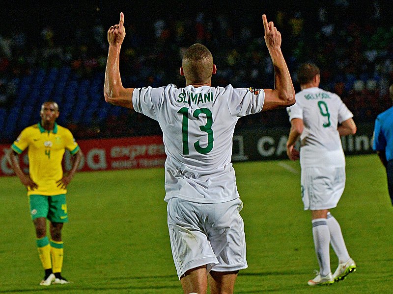 Brachte sein algerisches Team auf die Siegerstra&#223;e: Islam Slimani.
