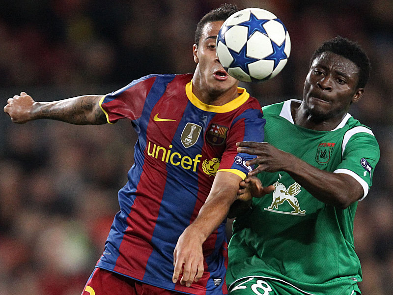 Auch wenn er in der Champions League gegen den FC Barcelona ran durfte: Obafemi Martins wurde mit Kasan nie so richtig warm.
