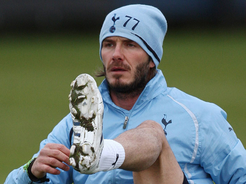 In Tottenham bald vielleicht mehr als nur Trainingsgast? David Beckham.