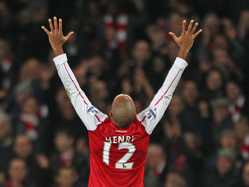 Die Legende lebt: Thierry Henry nach seinem Siegtor gegen Leeds United.