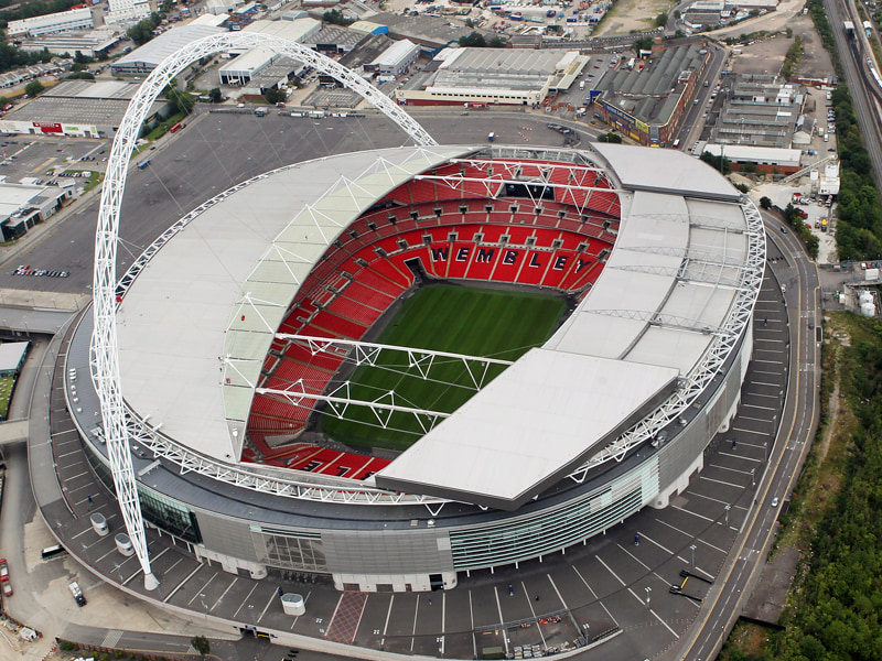 Bald mit neuem Besitzer? Das Wembley-Stadion in London.