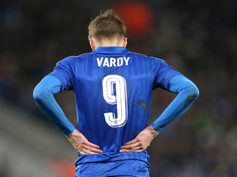 Einst Ballermann, jetzt nicht mal Verballermann: Jamie Vardy ist Sinnbild f&#252;r Leicesters Krise.