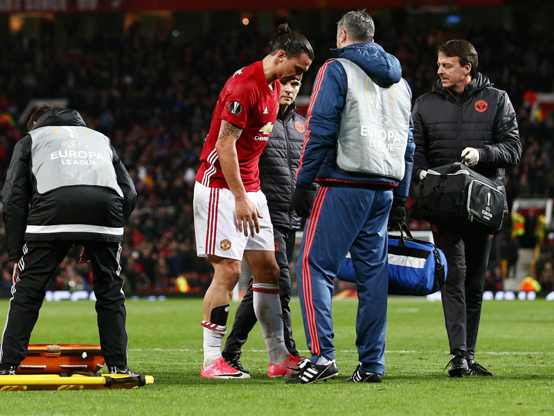 Der Worst-Case-Szenario trat ein: Zlatan Ibrahimovic zog sich eine schwere Knieverletzung zu.