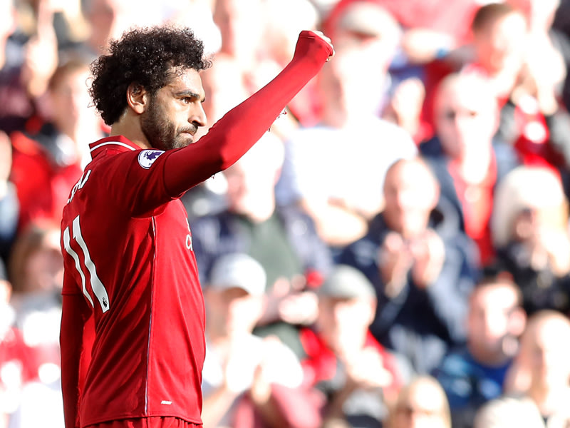 Siegtorsch&#252;tze: Mohamed Salahs Treffer reichte Liverpool im Heimspiel gegen Brighton &amp; Hove Albion zum Sieg.