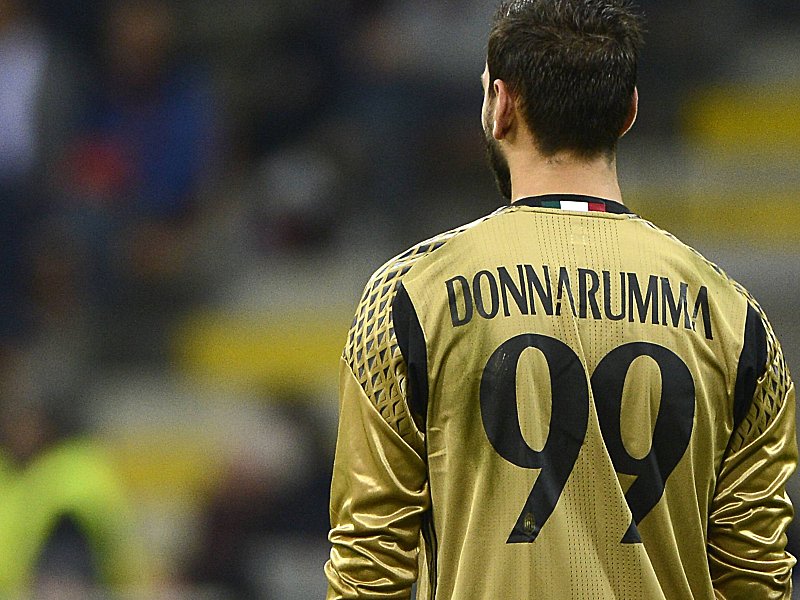 Musste dreimal hinter sich greifen: Milan-Keeper Gianluigi Donnarumma.