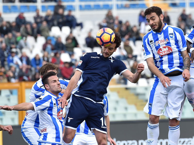 Kurios: Marco Parolo erzielte seine drei Treffer in Pescara alle mit dem Kopf.