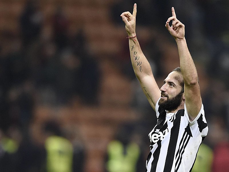 Avancierte im Duell mit Milan zum Juve-Matchwinner: Angreifer Gonzalo Higuain.