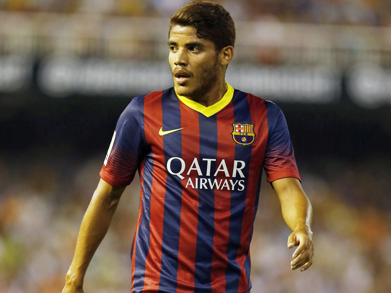 Riss sich das Kreuzband: Barcelonas Mittelfeldspieler Jonathan dos Santos.