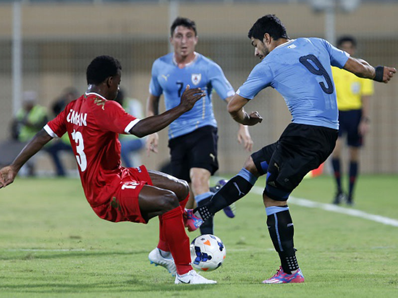 Luis Suarez traf beim Freundschaftsspiel gegen den Oman doppelt.