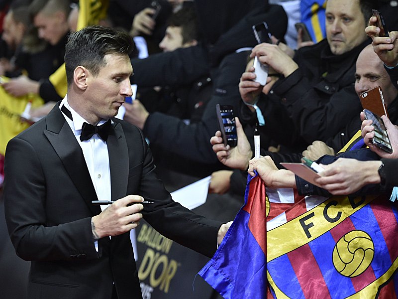 Lag auch in der Gunst der kicker-User vorne: Lionel Messi.