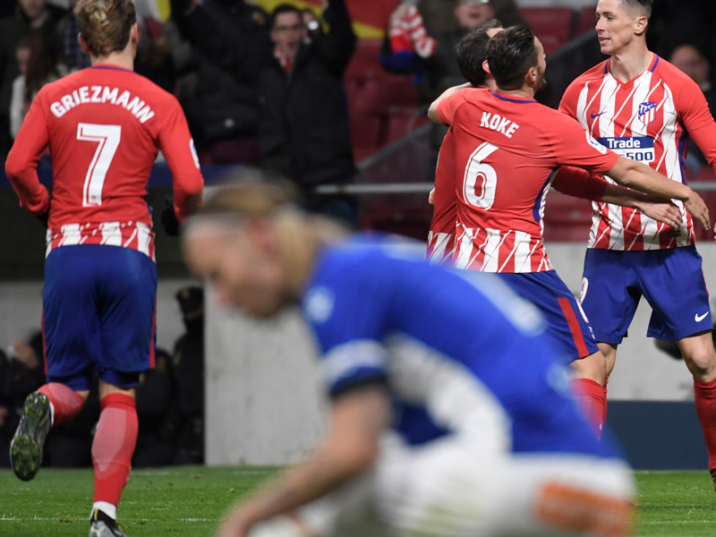 Kaum eingewechselt, erl&#246;ste Fernando Torres Atletico mit dem Siegtreffer zum 1:0.