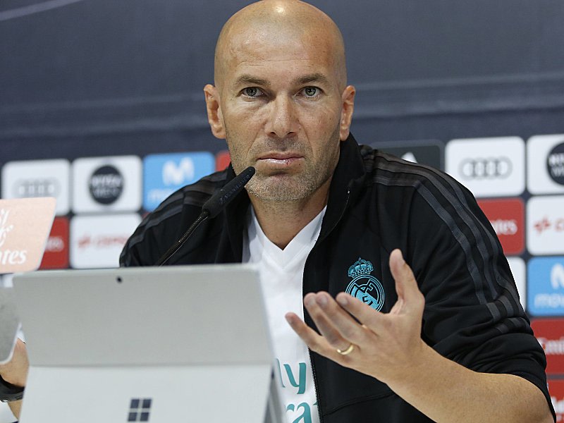 Wozu noch einen Torh&#252;ter? Trainer Zinedine Zidane k&#246;nnte im Moment auf Kepa verzichten.