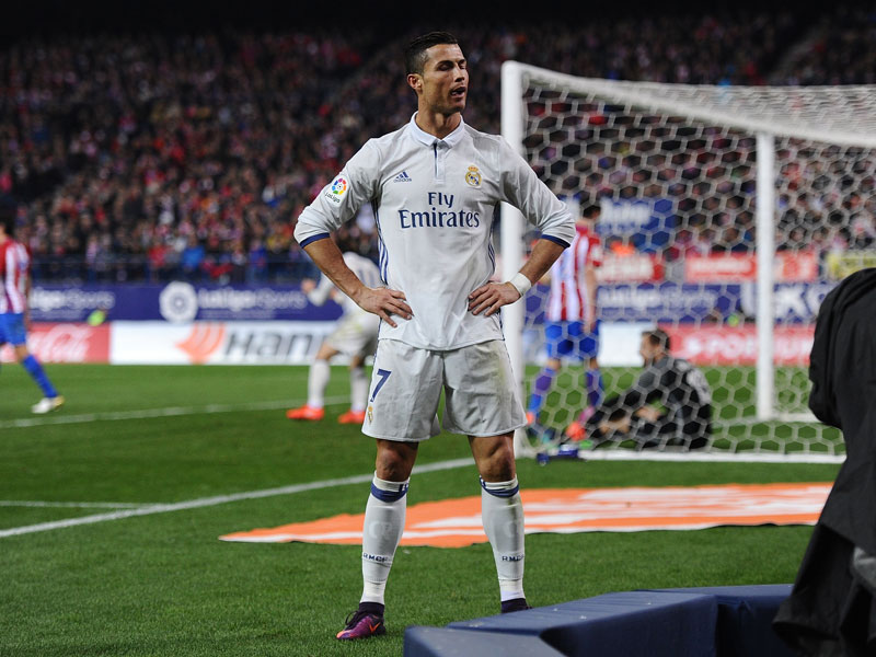 Solojubel des dreifachen Torsch&#252;tzen: Cristiano Ronaldo.
