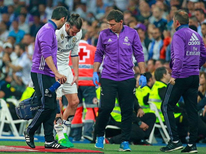 Wurde im Clasico bereits in der 39. Minute verletzungsbedingt ausgewechselt: Reals Gareth Bale. 