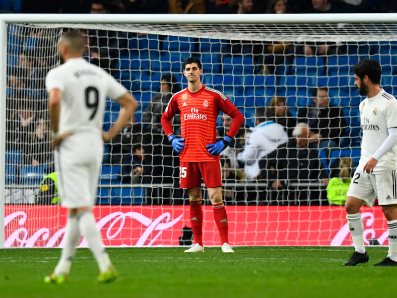 Kann erst einmal nicht zwischen den Pfosten stehen: Reals Torwart Thibaut Courtois.