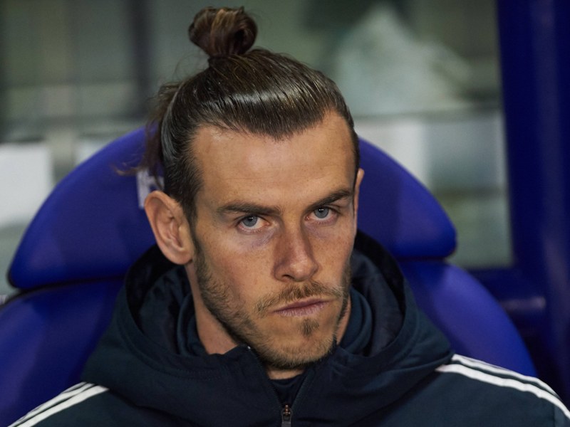 Kalte Blicke nach dem Warm-Up: Gareth Bale.