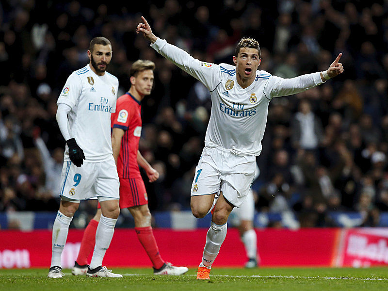 Drei Treffer gegen San Sebastian: Cristiano Ronaldo.