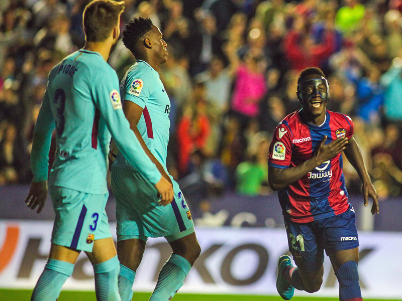 Er machte sein bestes Saisonspiel zum richtigen Zeitpunkt: Levante-Angreifer Emmanuel Boateng traf dreimal.