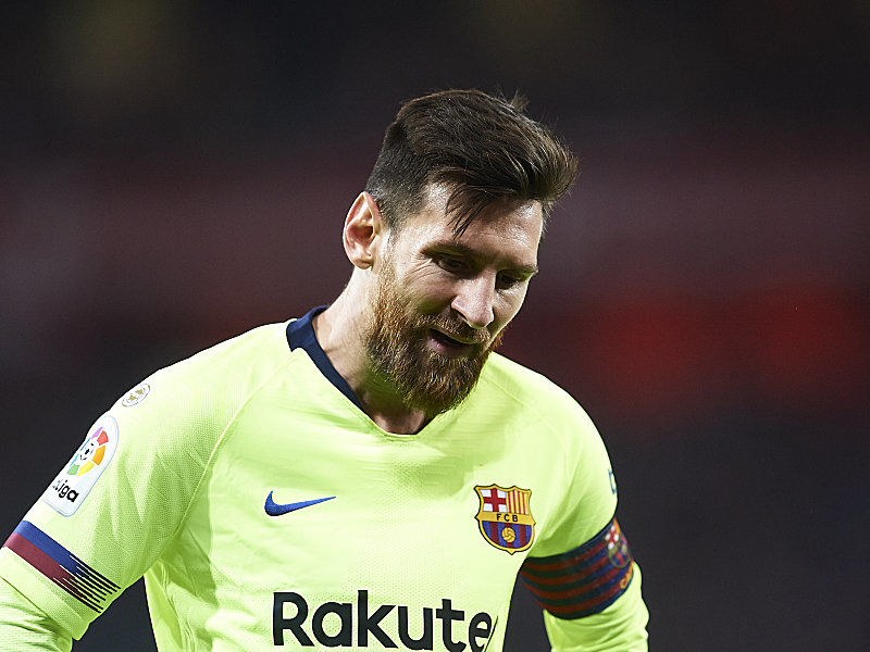 Allein auf weiter Flur: Lionel Messi hatte gegen Bilbao einen schweren Stand.