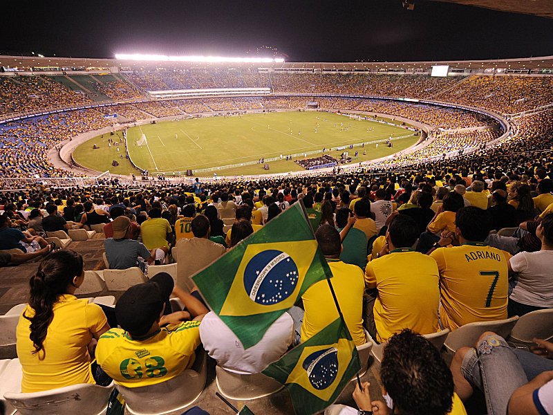 Wohnzimmer der Selecao: das Maracana-Stadion in Brasilien.