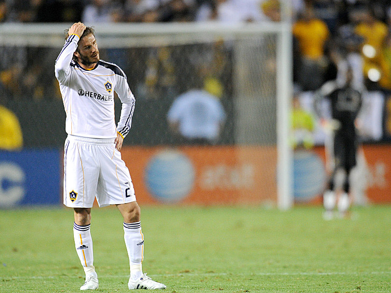 Zum Haare raufen: David Beckham verpasste mit LA Galaxy das Endspiel der MLS.