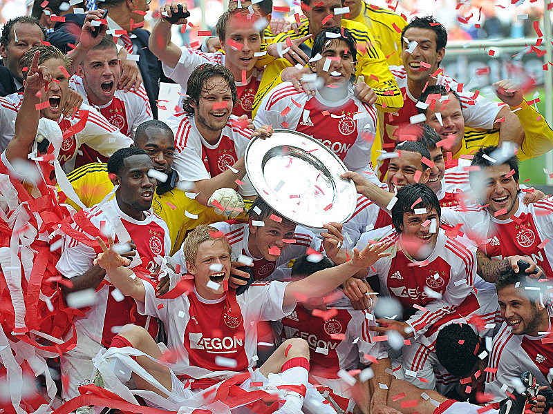 Nach sieben Jahren zur&#252;ck auf dem Meisterthron: Ajax Amsterdam.