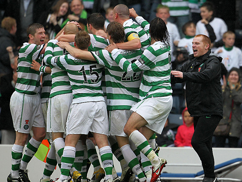 Gr&#252;n-wei&#223;es Gl&#252;ck: Celtic Glasgow holte am Samstag seinen 35. FA-Cup-Sieg.