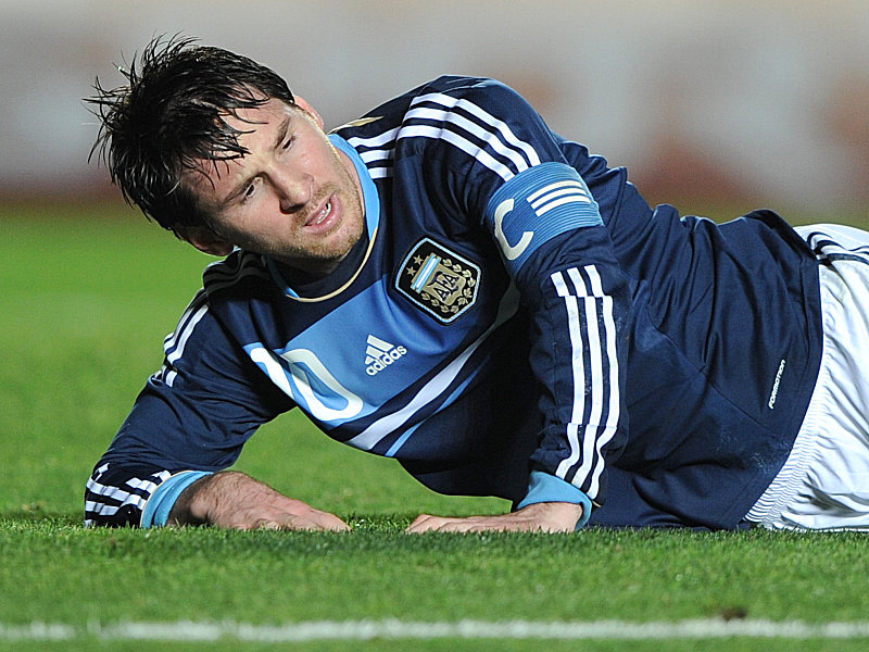 Aus und vorbei: Lionel Messi scheitert mit Argentinien im Viertelfinale.