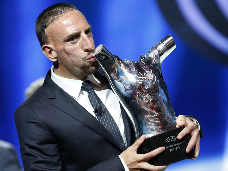&quot;Diese Auszeichnung kr&#246;nt ein ganz besonderes Jahr&quot;: Franck Ribery ist &quot;Best Player in Europe&quot; 2012/13.