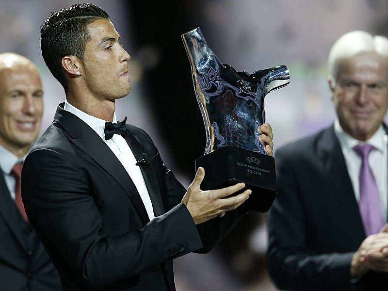 Auf dem pers&#246;nlichen Gipfel: Weltstar Cristiano Ronaldo.