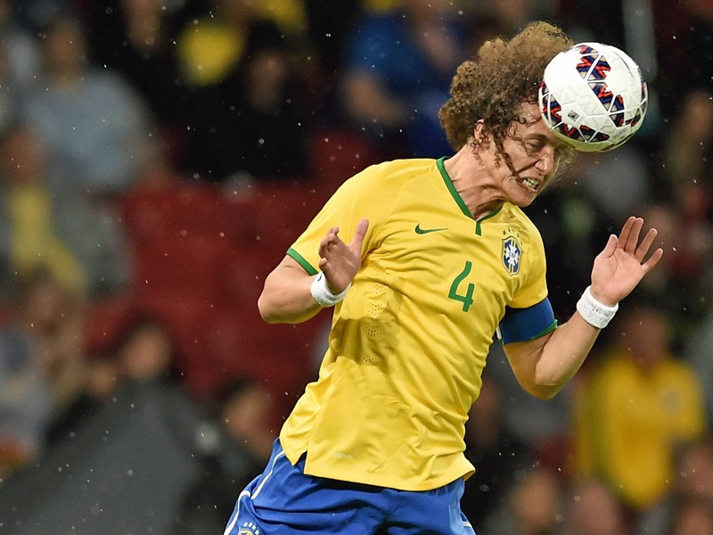Gegen Venezuela nicht am Ball: Brasiliens Innenverteidiger David Luiz.