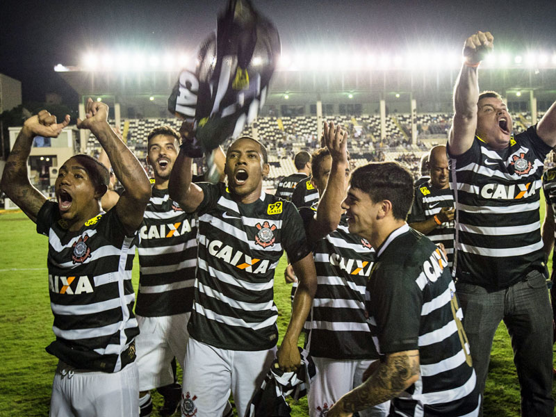 Feiern auf brasilianisch: Die Corinthians sind zum sechsten Mal Meister in Brasilien.