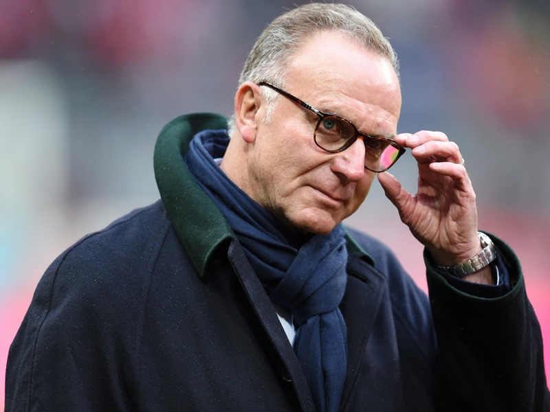 Unterst&#252;tzt Gianni Infantino: Karl-Heinz Rummenigge, Vorstandschef des FC Bayern M&#252;nchen.
