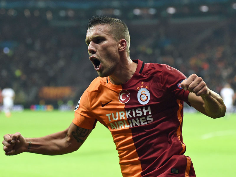 Holte mit seiner Mannschaft den t&#252;rkischen Pokal: Galatasarays Lukas Podolski.