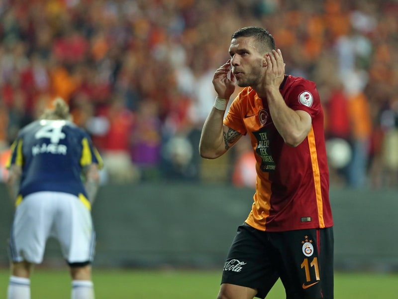 Statement: Lukas Podolski traf zum entscheidenden Tor im Pokalfinale.