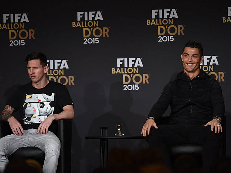 Lionel Messi und Cristiano Ronaldo machten den &quot;FIFA Ballon d&apos;Or&quot; unter sich aus.