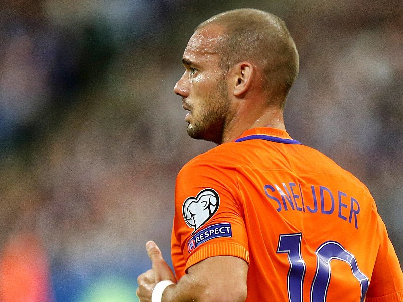 L&#228;uft nochmal im Oranje-Trikot auf: Wesley Sneijder.