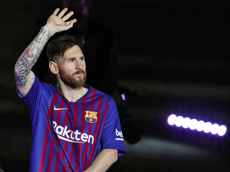 Der Treffsicherste, mal wieder: Lionel Messi.