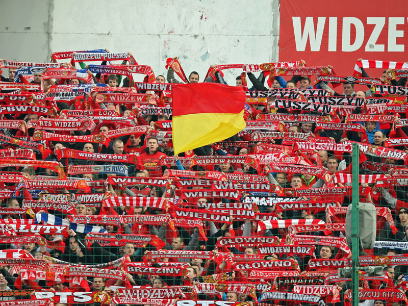 Auf seine Fans kann sich Widzew Lodz verlassen. 