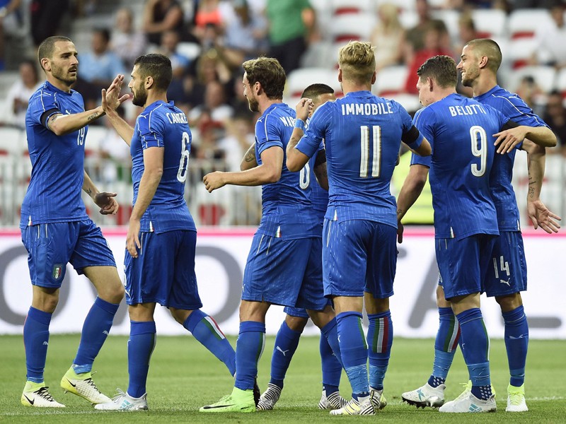 Die Italiener durften am Mittwoch drei Treffer bejubeln. 