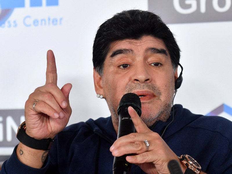 Arbeitet k&#252;nftig wieder als Trainer: Diego Maradona &#252;bernimmt den mexikanischen Zweitligisten Dorados de Sinaloa.