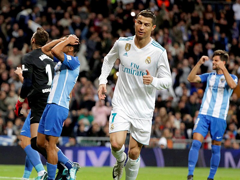 Na endlich: Cristiano Ronaldos zweiter Saisontreffer sicherte Real drei umk&#228;mpfte Punkte.